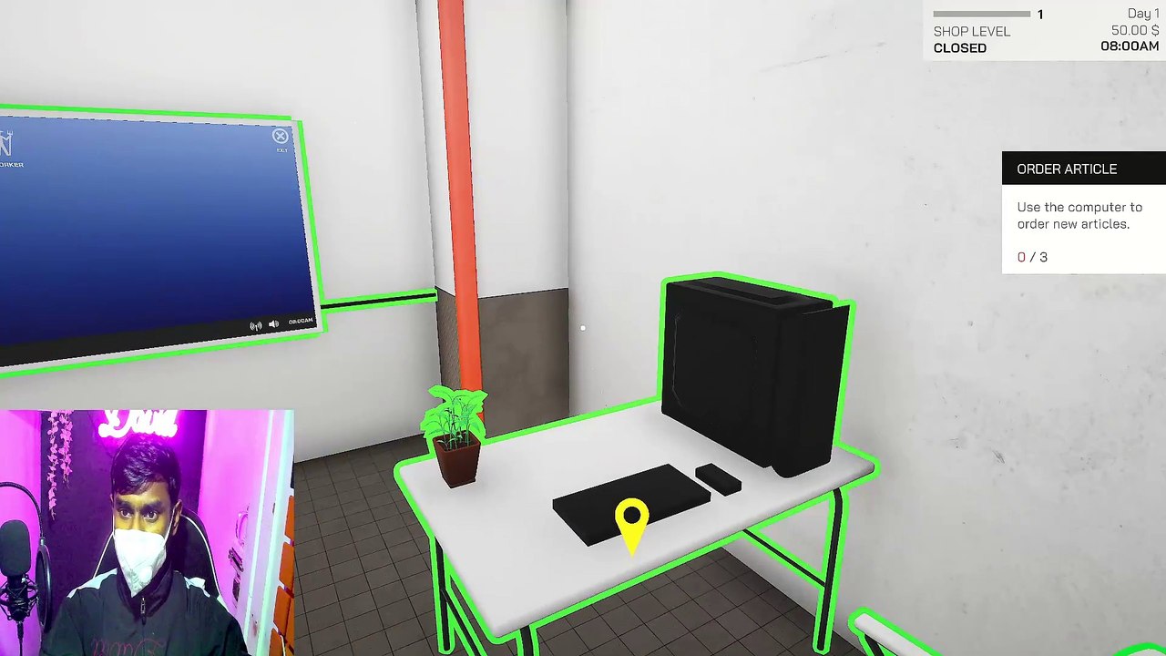 Shop Simulator Supermarket First Gameplay | Shop Simulator Supermarket Gameplay | Day 1 - Ind David