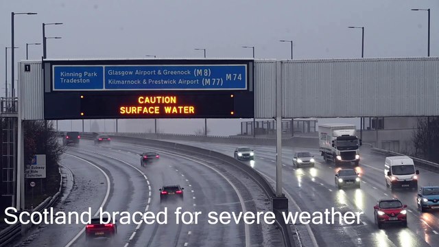 Scotland braced for severe weather