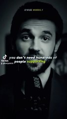 You don't need thousands of people believing  in you..