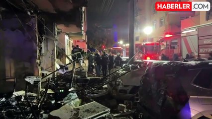 13 kişinin yaralandığı doğal gaz faciası güvenlik kamerasında