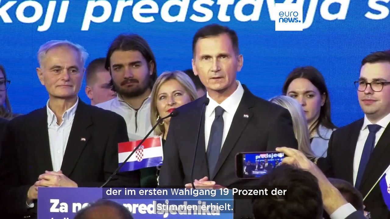 Kroatien: Präsident Milanović vor Stichwahl gegen HDZ-Kandidaten im Januar