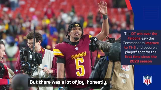 'A really cool night' - Quinn speaks of pride as Commanders make playoffs