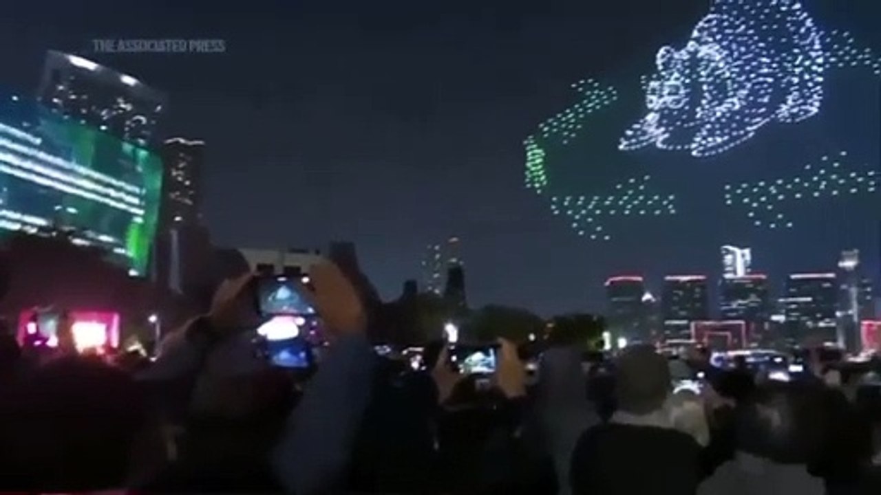 Pandas de luces