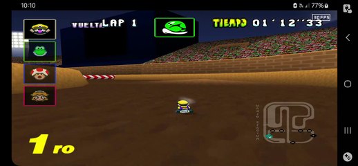 (MARIO KART 64) EN ESPAÑOL. RETEXTURÍZADO. (SNES) COPA ESTRELLA 150CC. ESPEJO.