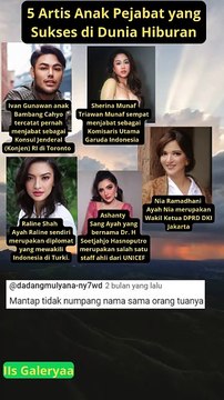 5 Artis Anak Pejabat yang Sukses di Dunia Hiburan, Siapa Saja #entertain