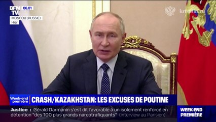 Crash d'avion au Kazakhstan: Vladimir Poutine s’excuse mais nie toute responsabilité