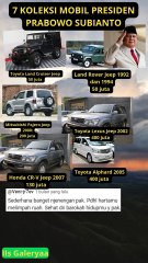7 KOLEKSI MOBIL PRESIDEN PRABOWO SUBIANTO #beritaterkini