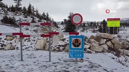 Toroslarda kar güzelliği