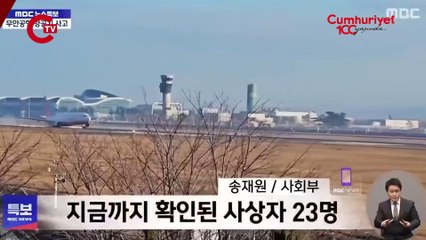 Güney Kore'deki uçak kazasından görüntüler: Ölü sayısı 120'yi geçti