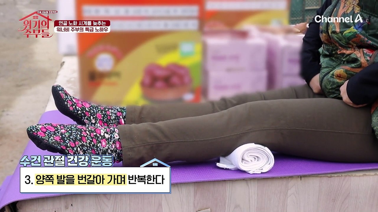+워너비 주부의 관절 건강 노하우 전격 해부+ 수건을 활용한 연골 노화 시계를 늦추는...