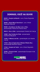 Programação de Domingo na Rádio Sorte Music 🎶