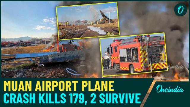 Breaking News: 179 feared dead in horrific plane crash at South Korea’s Muan Airport, two survive!