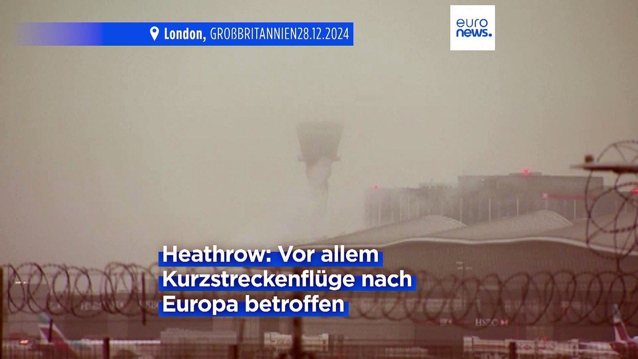 Flugausfälle und Verspätungen wegen Nebel in Niederlanden, Großbritannien und Polen