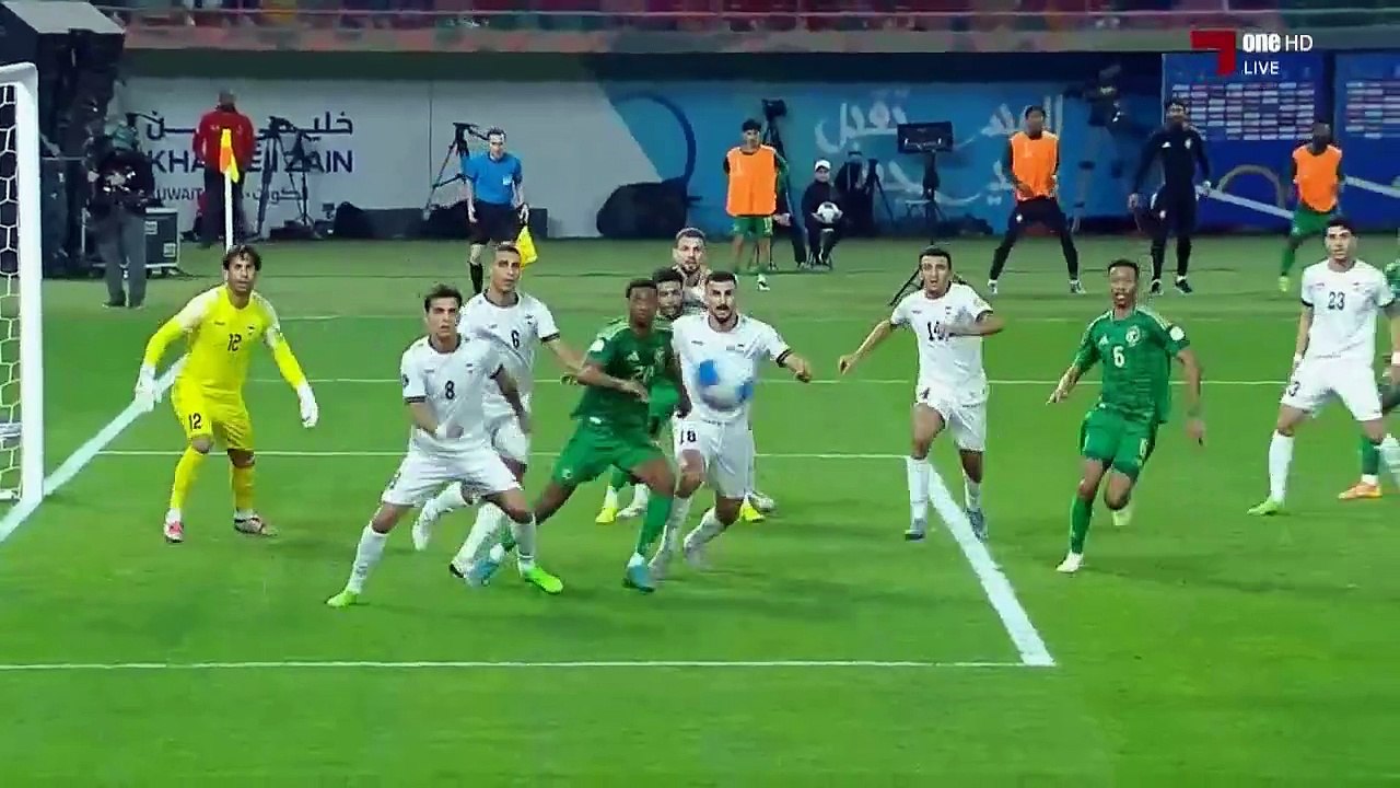 ملخص مباراة السعودية والعراق 3 1 كاس الخليج