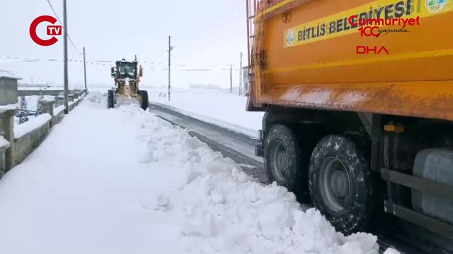 Bitlis'te 107 köy ve mezra yolu ulaşıma açıldı