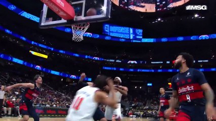 Jalen Brunson anotó 55 puntos en el triunfo de los Knicks en Washington