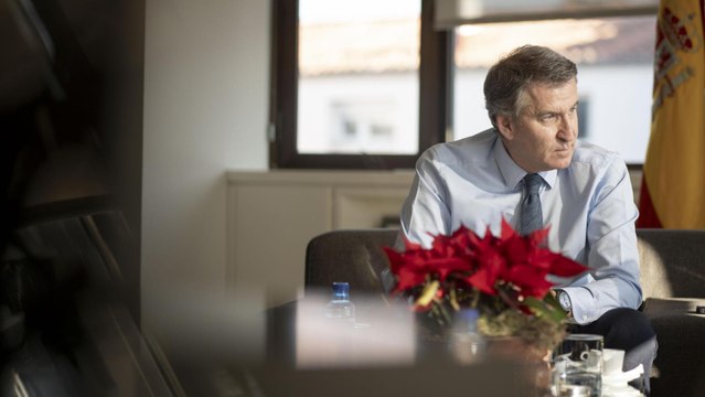 Vídeo | Alberto Núñez Feijóo: 2025 irá de juzgados, de Waterloo y quizás un poco de Franco .