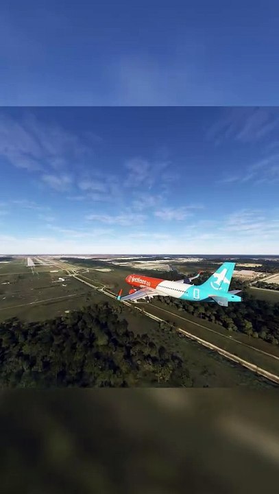 Remarkable Touchdown: Canada Jetlines A320 at George Bush Intercontinental Airport (IAH), Houston, USA #flights #fly #flightlovers #Canada #USA #Japan  #aviation #flying #FlyingLovers #aviationlovers