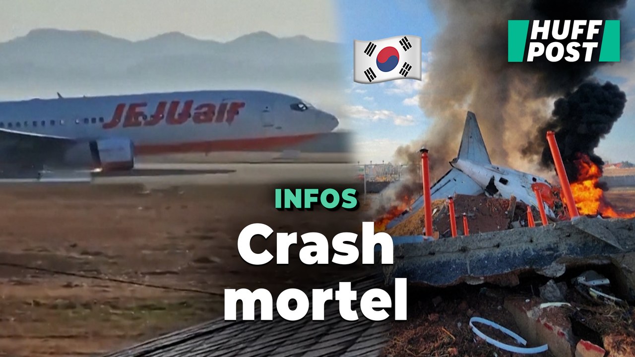 Les images terrifiantes de la pire catastrophe aérienne en Corée du Sud