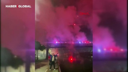 Adana Demirspor taraftarından 84’üncü yıl kutlaması