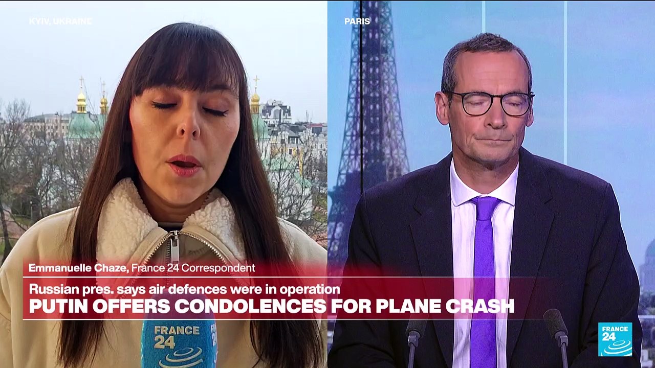 Zelensky calls for 'thorough investigation' into Azerbaijani airliner crash