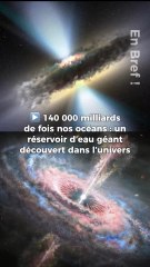 140 000 milliards de fois nos océans : un réservoir d’eau géant découvert dans l’univers