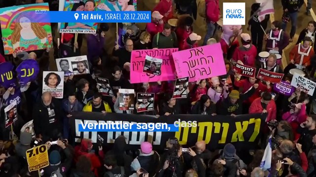 Demonstranten fordern Einigung mit der Hamas über die Freilassung von Geiseln