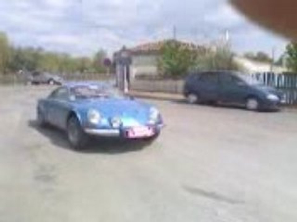 Depart de l'Alpine A110