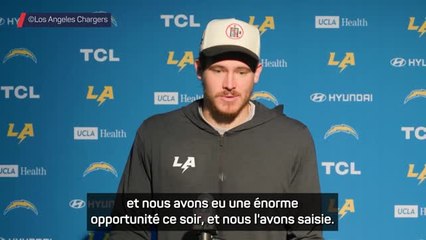 Chargers - Herbert se réjouit de la qualification en playoffs