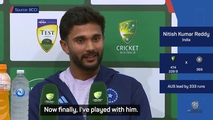 Praise from Kohli a dream come true for Nitish Kumar Reddy