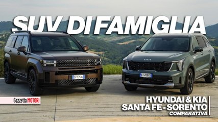 Hyundai Santa Fe contro Kia Sorento: Suv per famiglie a confronto
