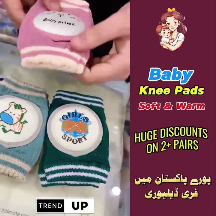 Trending Baby Essential: Anti-Slip Crawling Knee Pads!