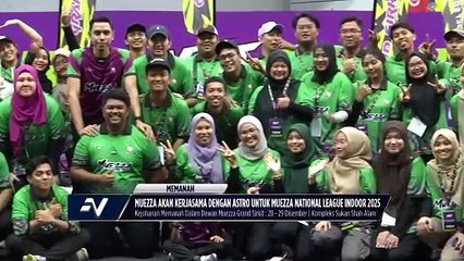 Muezza akan bekerjasama dengan Astro untuk Muezza National League Indoor 2025