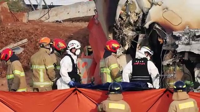 Avião com 181 pessoas a bordo sai da pista de pouso e colide com muro na Coreia do Sul; 179 morrem