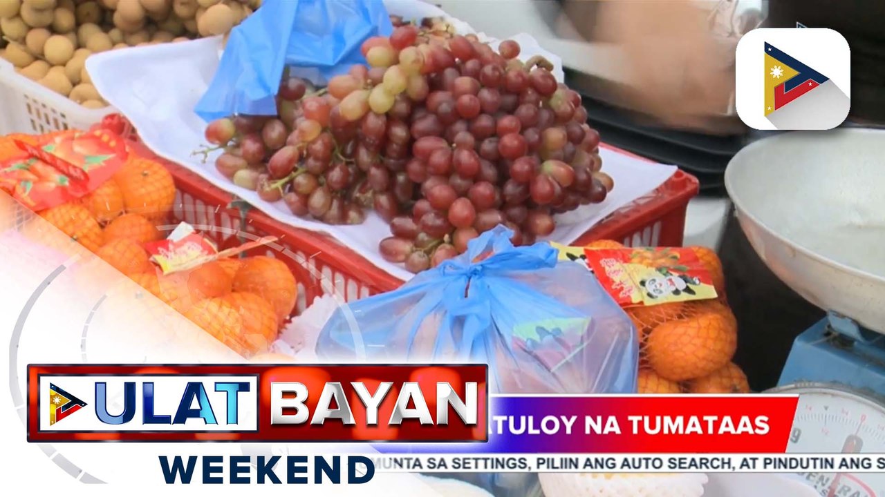 Divisoria, muling dinagsa ng mga namimili ng bilog na prutas at pailaw