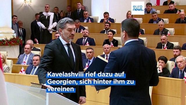 Georgiens Präsidentin räumt ihre Residenz, aber nicht ihr Büro