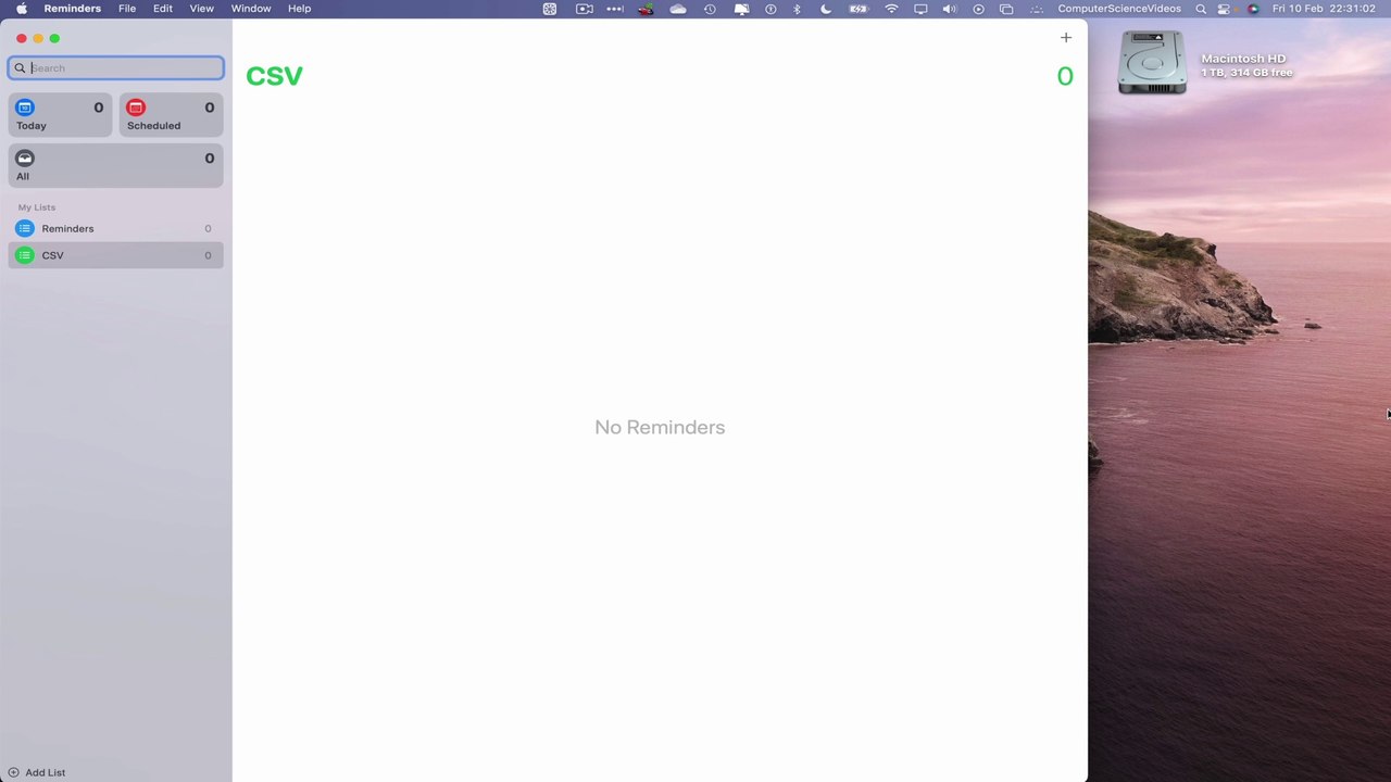 How to DELETE a Reminder On the Reminders Application Using a Mac - Basic Tutorial | New
