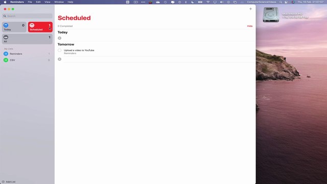 How to CREATE a Reminder with Medium Priority On Reminders Using a Mac - Basic Tutorial | New