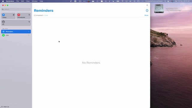 How to CHANGE the Default List On the Reminders Application Using a Mac - Basic Tutorial | New