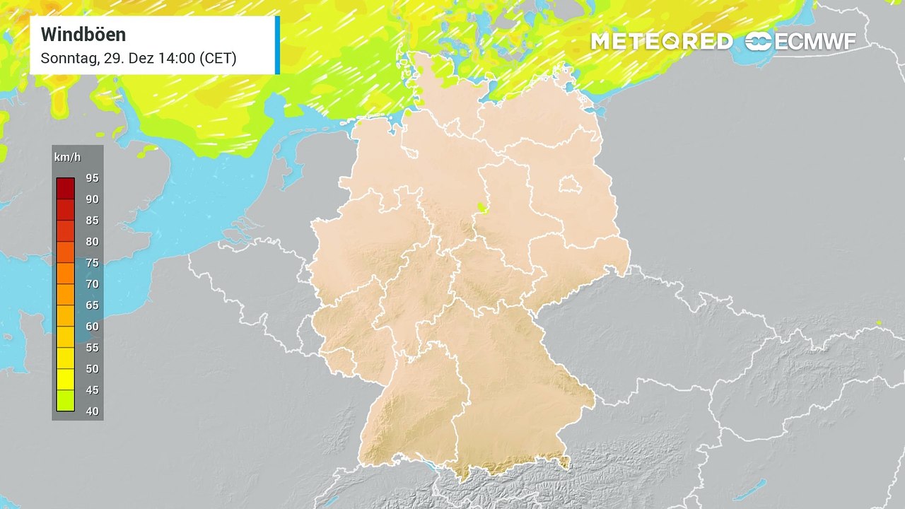 Wind der die Luftmassen endlich durchmischt kommt zum Teil zu stürmisch an Land.