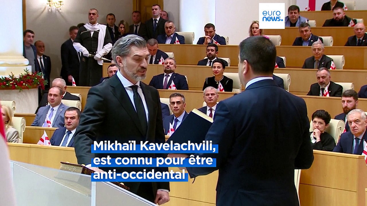Géorgie : Kavelachvili prête serment, Salomé Zourabichvili dit être la "seule présidente légitime"