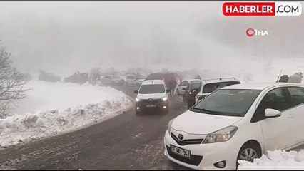 Çanakkale'de Kar Kalınlığı 45 Santimetreye Ulaştı