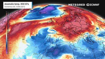 Anomalie temperature in Europa