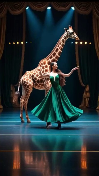 Girl Fuses with a Giraffe on AGT