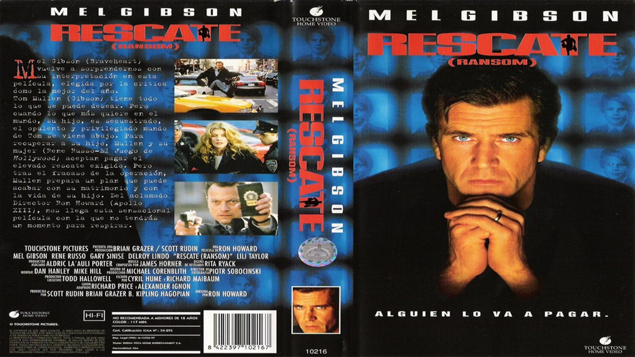 RESCATE (RANSOM) (1996) - Tráiler Español [VHS][Castellano 2.0] 📼🇪🇸