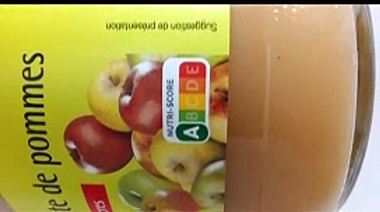 AUCHAN Purée de fruits à la pomme sans sucres ajoutés, en bocal