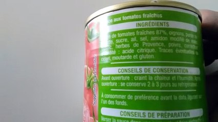 AUCHAN Sauce aux tomates fraîches 190g