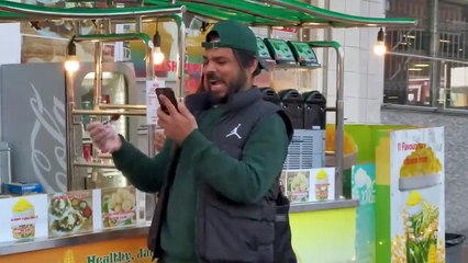 She becomes Mike Tyson after i eat her food _ this lady don’t like jokes _ joker pranks reaction