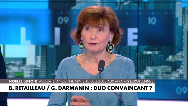 Noëlle Lenoir : «Je pense que Bruno Retailleau est un ministre très impliqué»