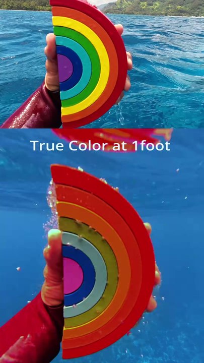 Dive into the colorfulness with Osmo Action 5 Pro